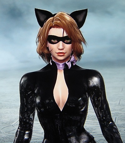 Catwoman. Seina Kyle. Batman. Made using Creation mode in Soul Calibur 5. benjaminfrog.com