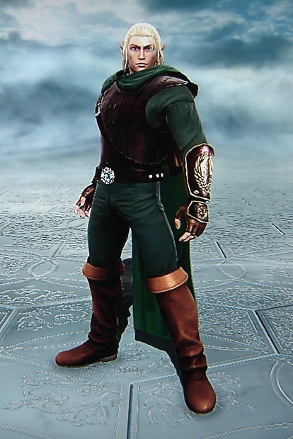 Legolas. Lord of the Rings. Wood Elf. Made using Creation mode in Soul Calibur 5. benjaminfrog.com