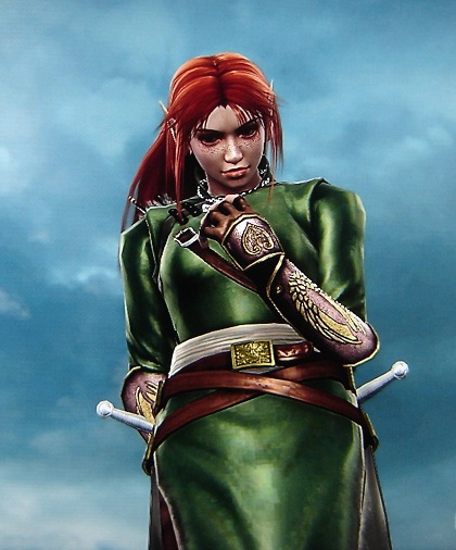 Tauriel. The Hobbit. Wood Elf. Made using Creation mode in Soul Calibur 5. benjaminfrog.com