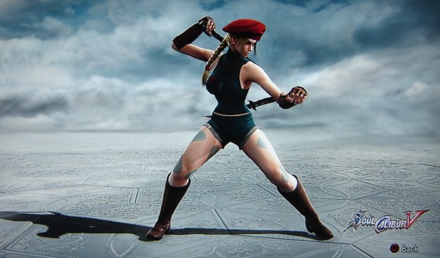 Cammy. Street Fighter. Made using Creation mode in Soul Calibur 5. benjaminfrog.com