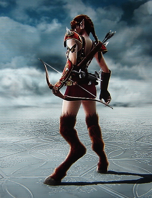 Faun Knight. Original. Concept Art. Made using Creation mode in Soul Calibur 5. benjaminfrog.com