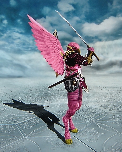 Flamingo Samurai. Made using Creation mode in Soul Calibur 5. benjaminfrog.com