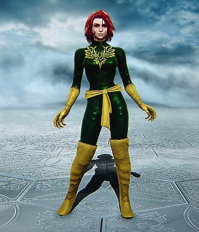 Jean Grey. Phoenix. X-Men. Made using Creation mode in Soul Calibur 5. benjaminfrog.com