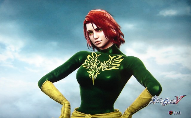 Jean Grey. Phoenix. X-Men. Made using Creation mode in Soul Calibur 5. benjaminfrog.com