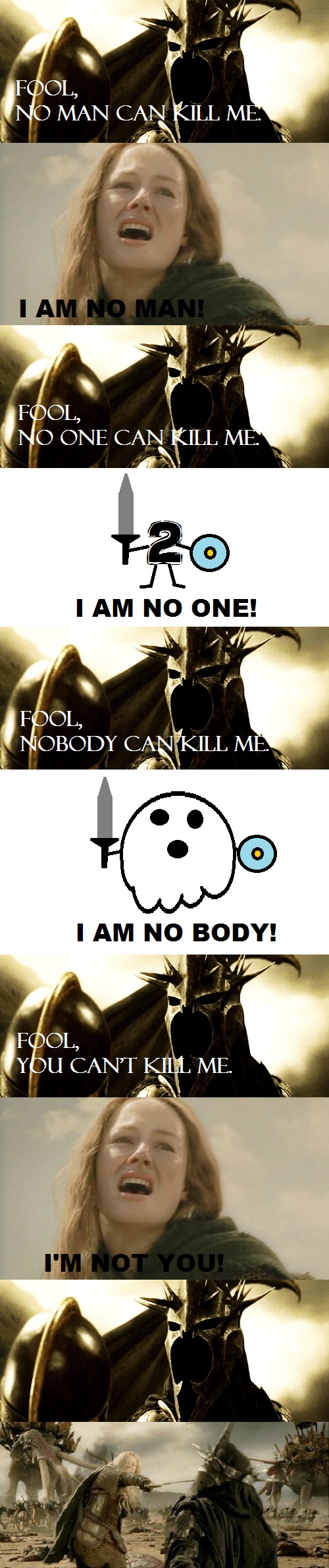 I am no man. Eowyn. Lord of the Rings.
