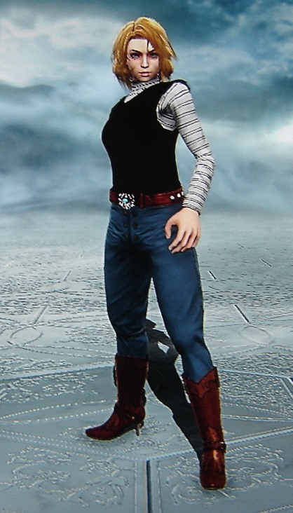 Android 18. Dragon Ball Z. Made using Creation mode in Soul Calibur 5. benjaminfrog.com