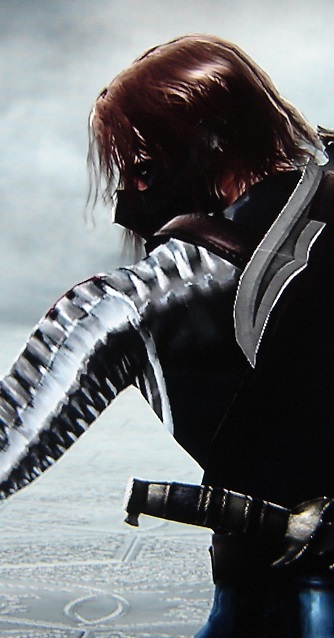 The Winter Soldier. Captain America. Made using Creation mode in Soul Calibur 5. benjaminfrog.com