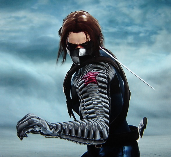 The Winter Soldier. Captain America. Made using Creation mode in Soul Calibur 5. benjaminfrog.com