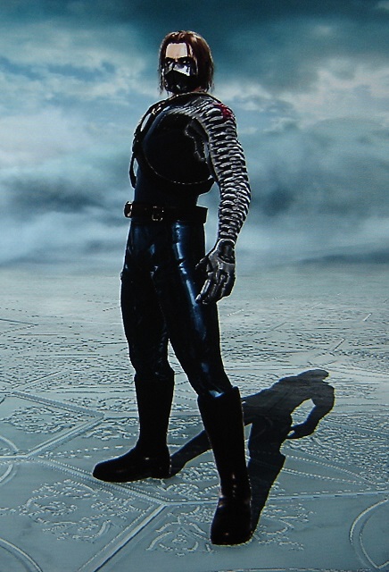 The Winter Soldier. Captain America. Made using Creation mode in Soul Calibur 5. benjaminfrog.com
