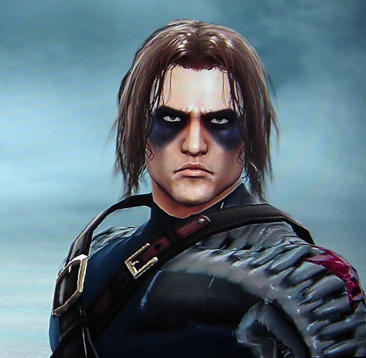 The Winter Soldier. Captain America. Made using Creation mode in Soul Calibur 5. benjaminfrog.com