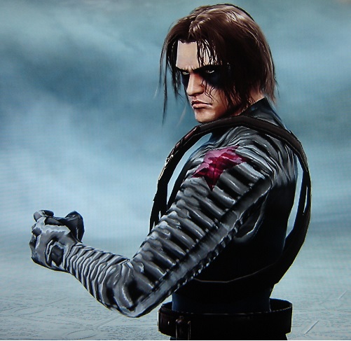 The Winter Soldier. Captain America. Made using Creation mode in Soul Calibur 5. benjaminfrog.com