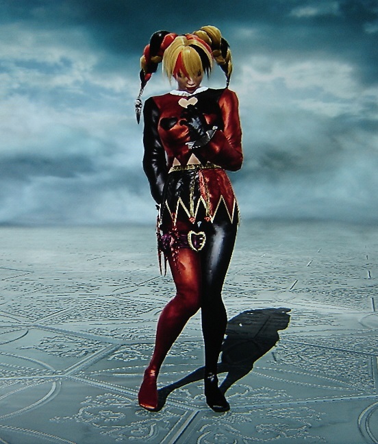 Harley Quinn. Batman. Made using Creation mode in Soul Calibur 5. benjaminfrog.com