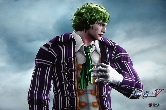The Joker. Batman. Made using Creation mode in Soul Calibur 5. benjaminfrog.com