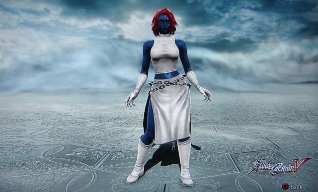 Mystique. X-Men. Made using Creation mode in Soul Calibur 5. benjaminfrog.com