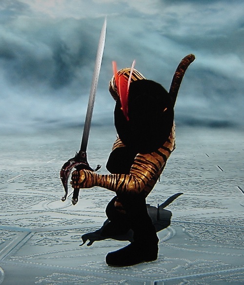 Puss In Boots. Shrek. Made using Creation mode in Soul Calibur 5. benjaminfrog.com