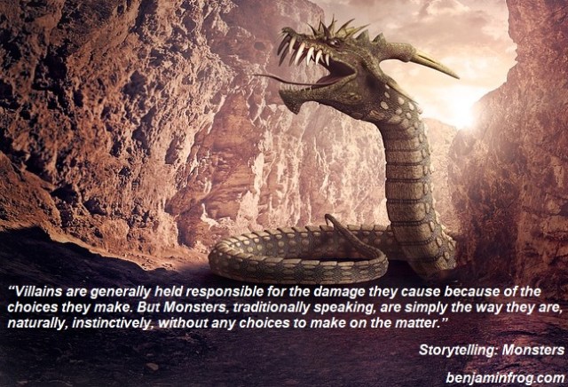 Storytelling. Monsters. Writing Villains. benjaminfrog.com
