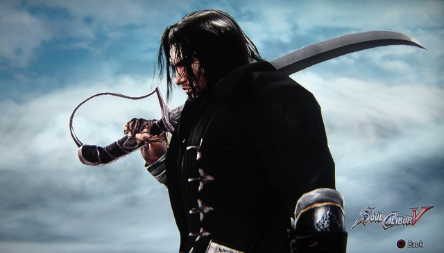 The Black Hand (a.k.a. Ocubis) from Crimson Dawn. Made using Creation mode in Soul Calibur 5. benjaminfrog.com 
