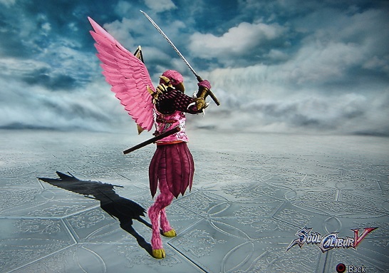 Flamingo. Made using Creation mode in Soul Calibur 5. benjaminfrog.com 