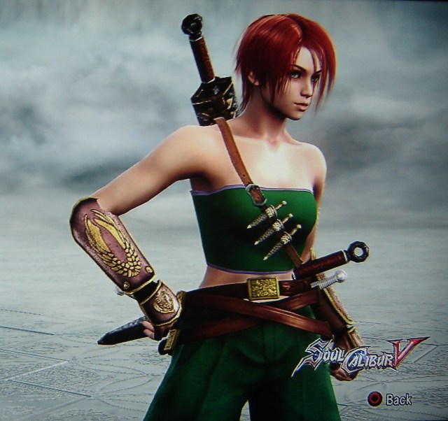 Red from Crimson Dawn. Made using Creation mode in Soul Calibur 5. benjaminfrog.com 