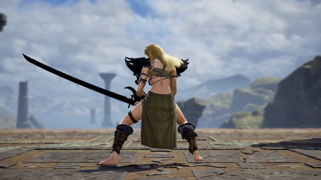 Jordis the Sword Maiden from Skyrim. Falmer Armor. Made using Creation mode in Soulcalibur 6. benjaminfrog.com