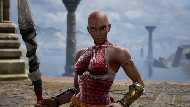 Okoye from Black Panther. Made using Creation mode in Soulcalibur 6. benjaminfrog.com