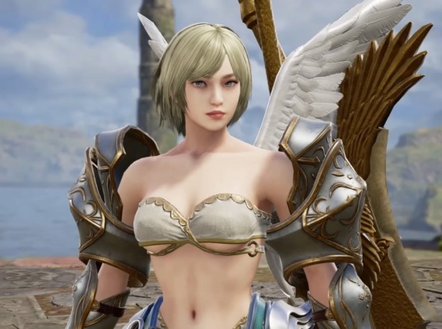 Winged Warrior (Female). Made using Creation mode in Soulcalibur 6. benjaminfrog.com