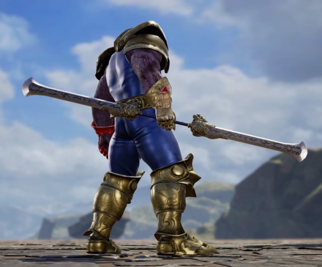 Thanos from Marvel Comics. Made using Creation mode in Soulcalibur 6. benjaminfrog.com