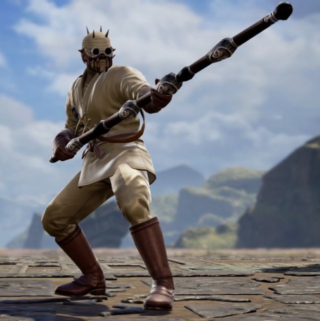 Tuskan Raider from Star Wars. Made using Creation mode in Soulcalibur 6. benjaminfrog.com