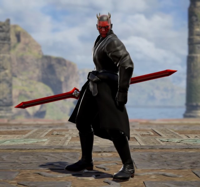 Darth Maul from Star Wars. Made using Creation mode in Soulcalibur 6. benjaminfrog.com