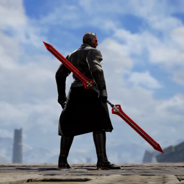 Darth Maul from Star Wars. Made using Creation mode in Soulcalibur 6. benjaminfrog.com