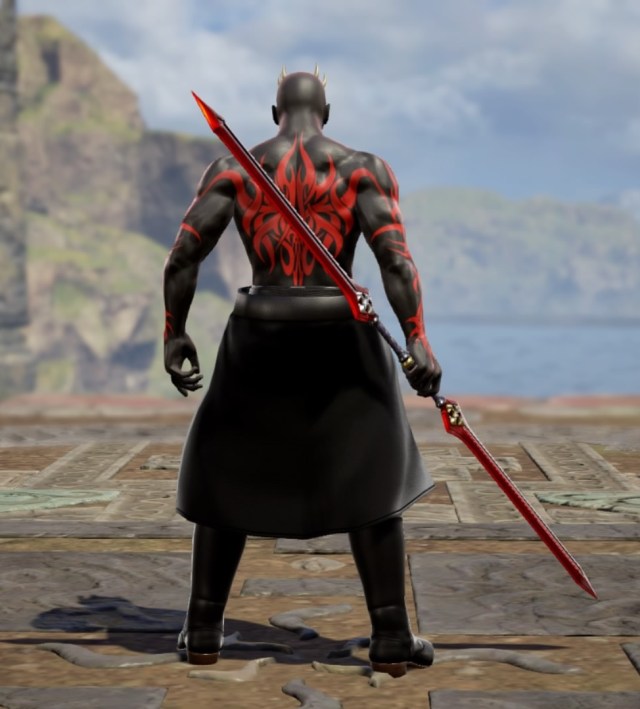 Darth Maul from Star Wars. Made using Creation mode in Soulcalibur 6. benjaminfrog.com