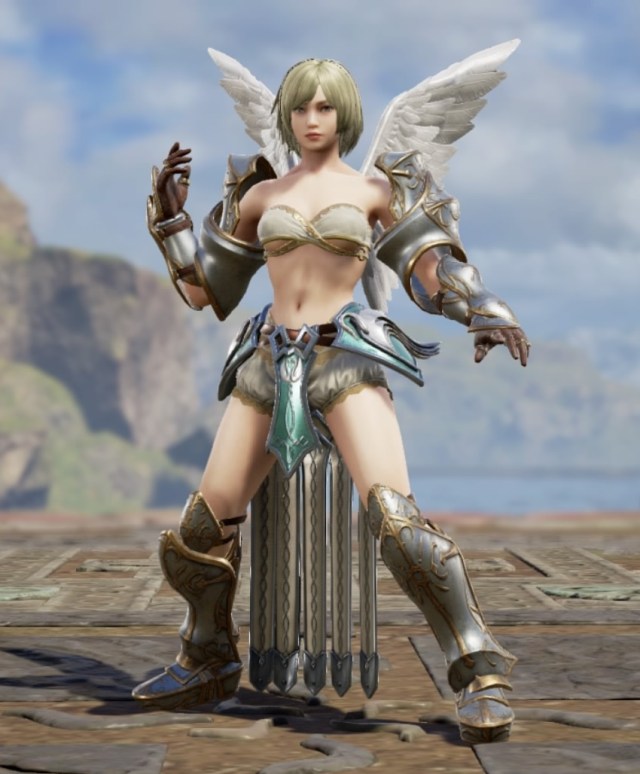 Winged Warrior (Female). Made using Creation mode in Soulcalibur 6. benjaminfrog.com