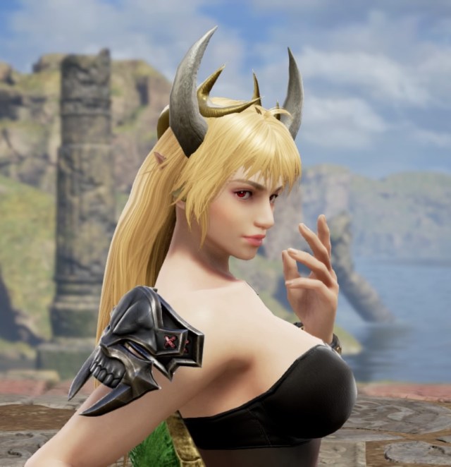 Bowsette. Made using Creation mode in Soulcalibur 6. benjaminfrog.com