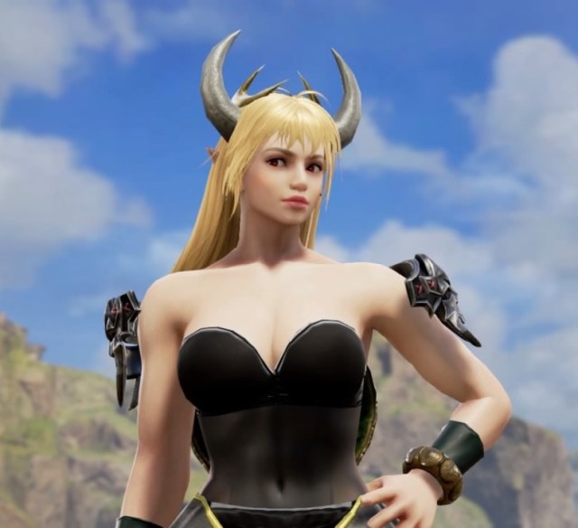 Bowsette. Made using Creation mode in Soulcalibur 6. benjaminfrog.com
