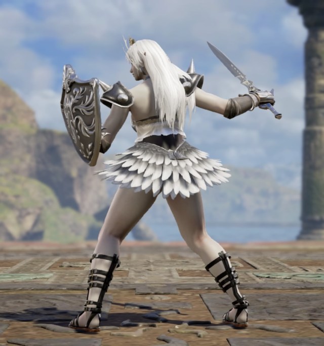 Thwompette. Made using Creation mode in Soulcalibur 6. benjaminfrog.