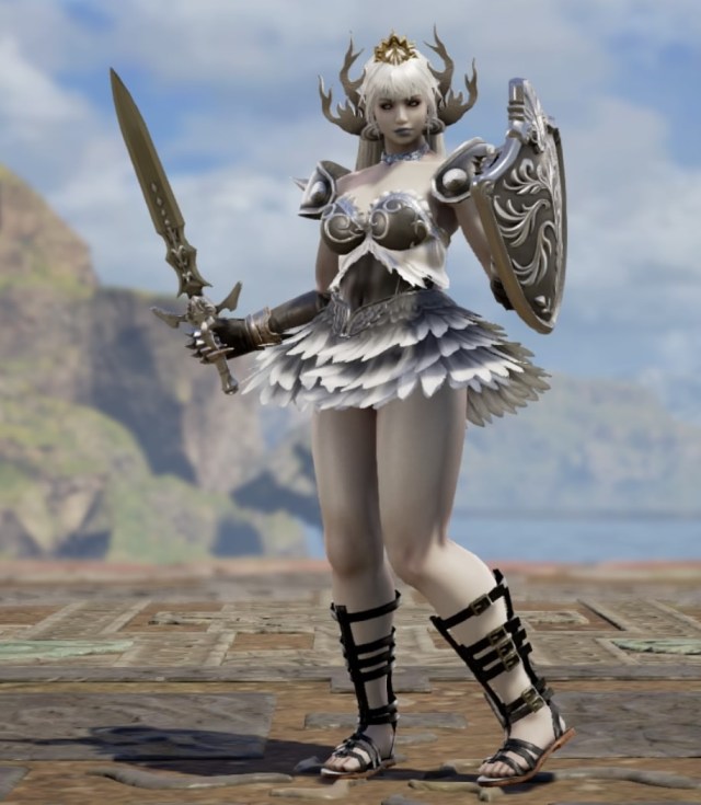 Thwompette. Made using Creation mode in Soulcalibur 6. benjaminfrog.