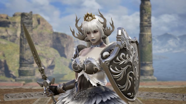 Thwompette. Made using Creation mode in Soulcalibur 6. benjaminfrog.