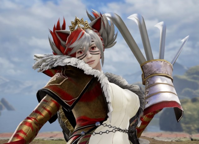 Meowsette. Made using Creation mode in Soulcalibur 6. benjaminfrog.