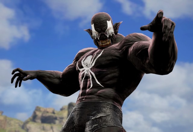 Venom from Spider-Man. Made using Creation mode in Soulcalibur 6. benjaminfrog.com