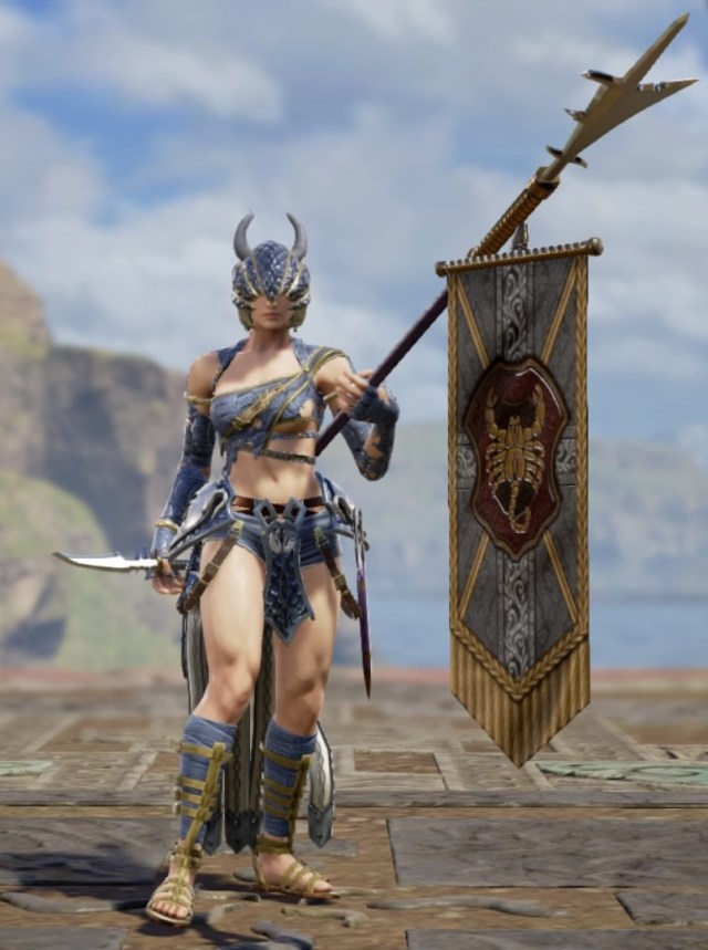 Ariel from Vampires Vs. Dragons. Made using Creation mode in Soulcalibur 6. benjaminfrog.com